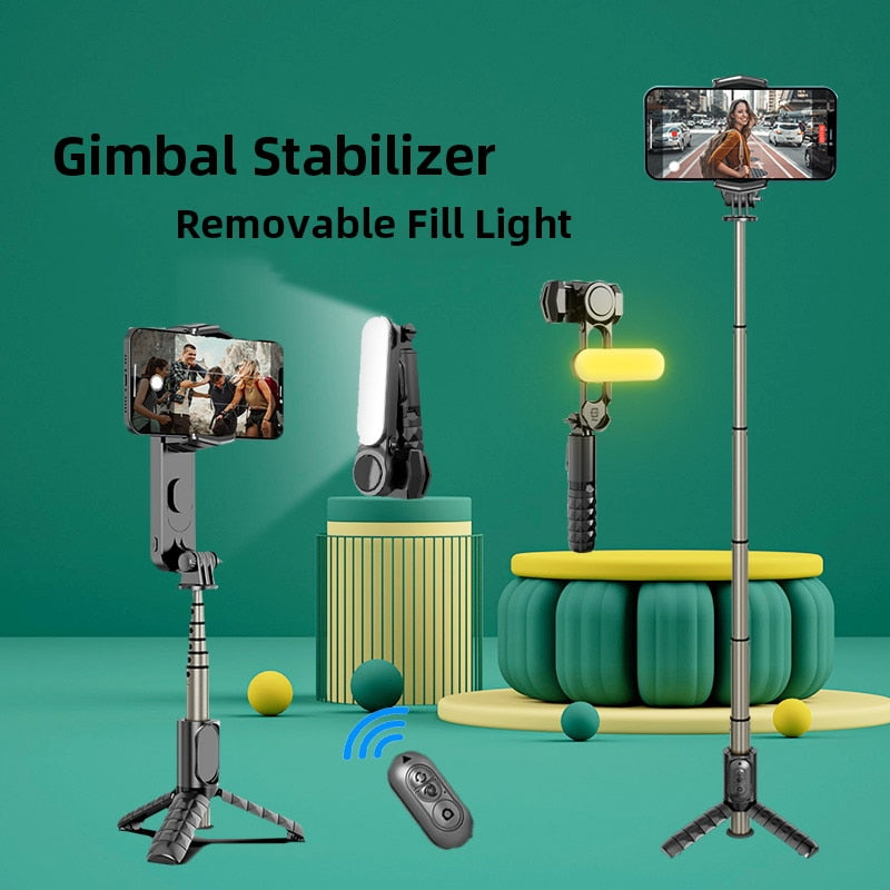 Handheld Gimbal Stabilizer Selfie Stick Tripod - Galaxy Goods